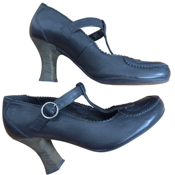 EUC Miz Mooz high heels, mary jane, black, size 7 - Picture 6 of 11